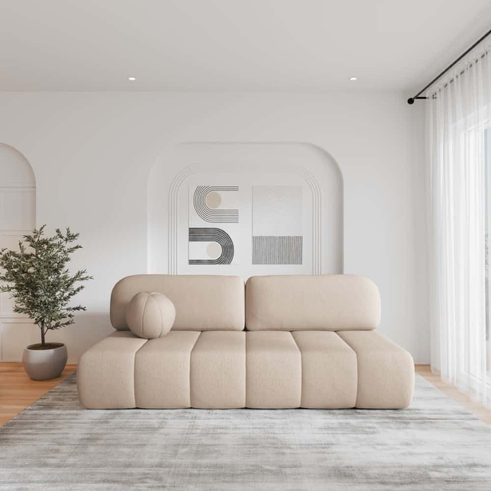 Myhomelando Big-Sofa Stanley, mit Schlaffunktion, Bettkasten