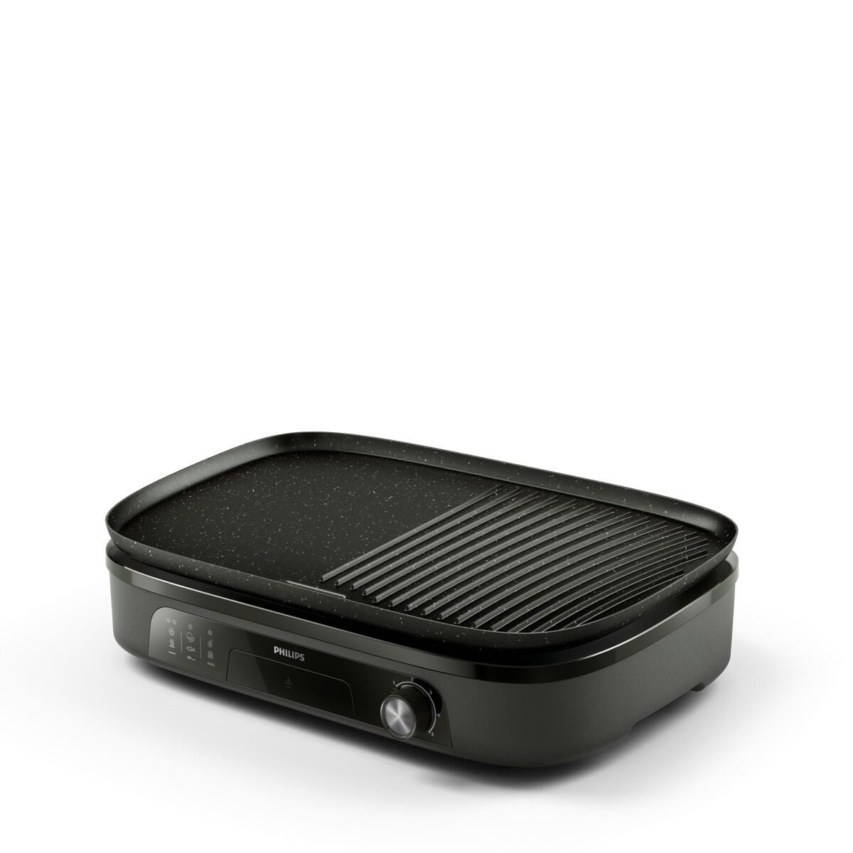 Philips Kontaktgrill Philips HD621090 Grillpfanne Schwarz 2400 W Antihaftbeschichtung viels, 2400 W