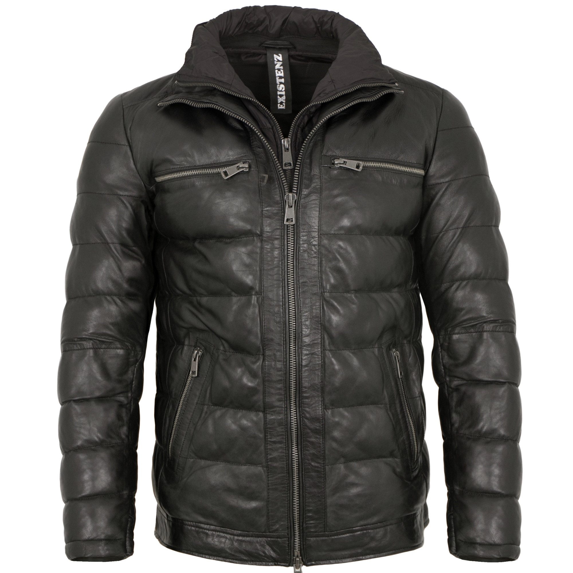 EXZ by Existenz Lederjacke Hugo-2 Existenz - Herren Lederjacke Steppjacke L günstig online kaufen