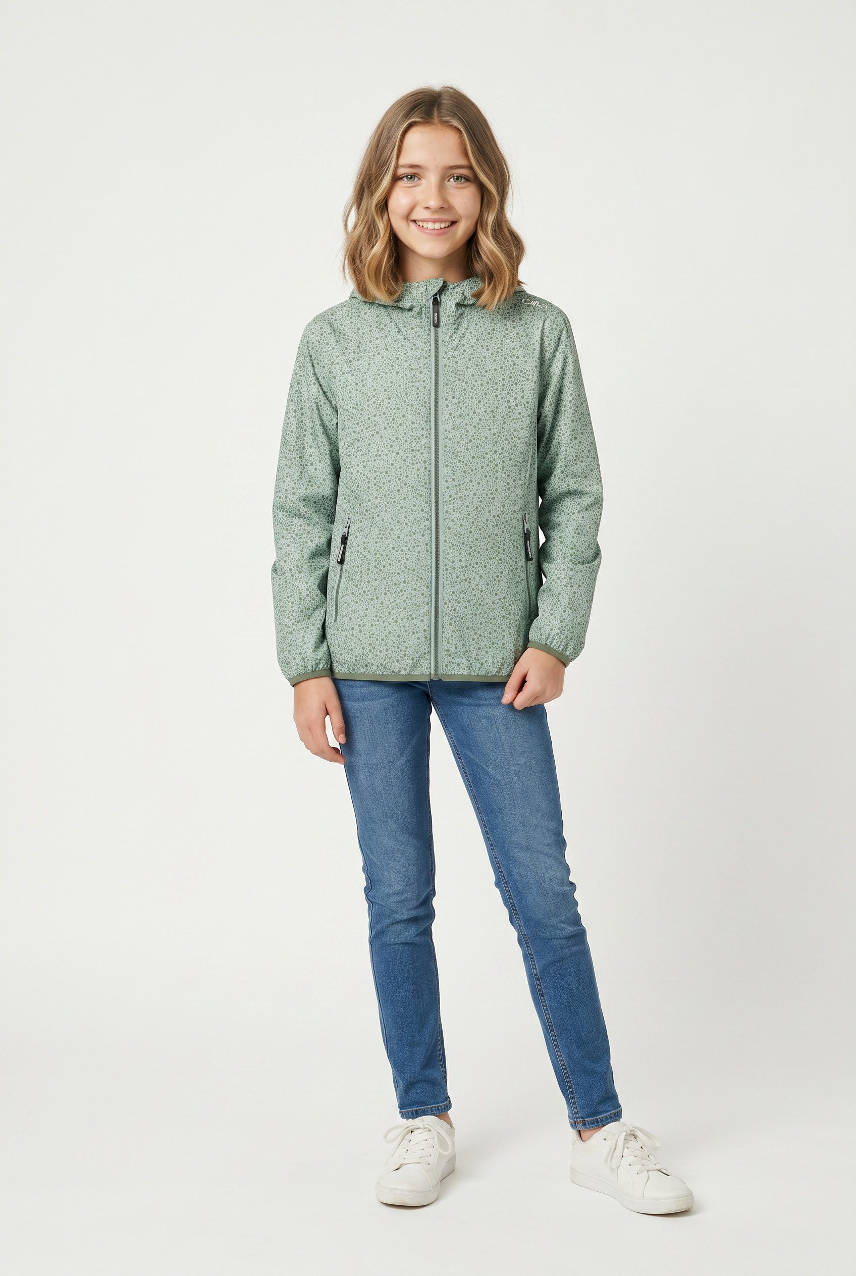 CMP Regenjacke KID G JACKET RAIN FIX HOOD mit Kapuze, wasserdicht, winddicht, schnell trocknend, für Jugendliche – Bild 3 von 3