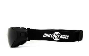 Chillout Rider Motorradbrille CR009-a, inkl. zwei Paar Wechselgläser, Band und Bügel