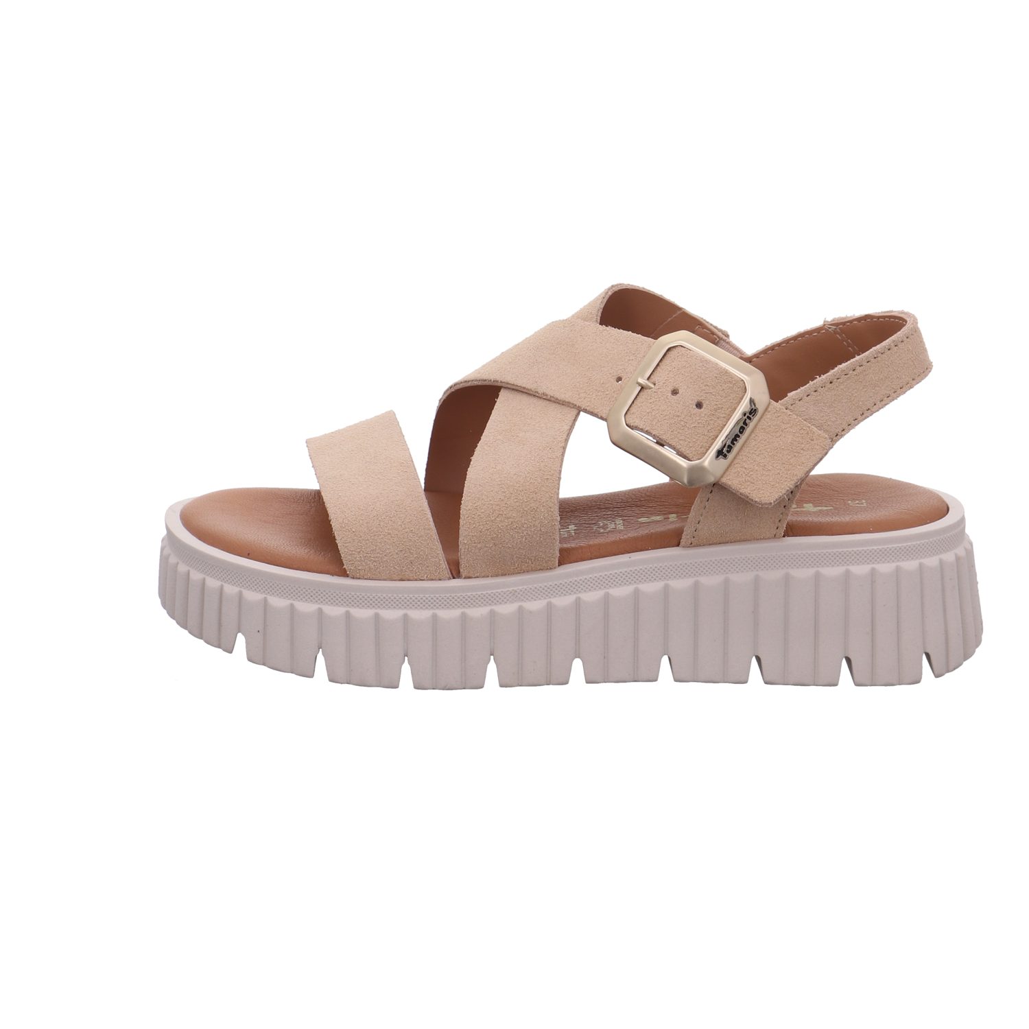 Tamaris Tamaris beige Pantolette günstig online kaufen