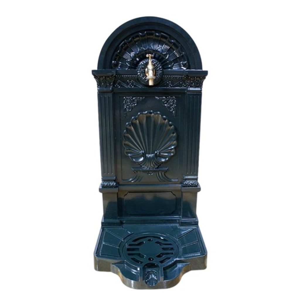 Linoows Gartenbrunnen Standbrunnen, Stehbrunnen, Wiener Brunnen 83 cm, Gartenbrunnen Zierbrunnen Wasserstelle mit Messing Hahn
