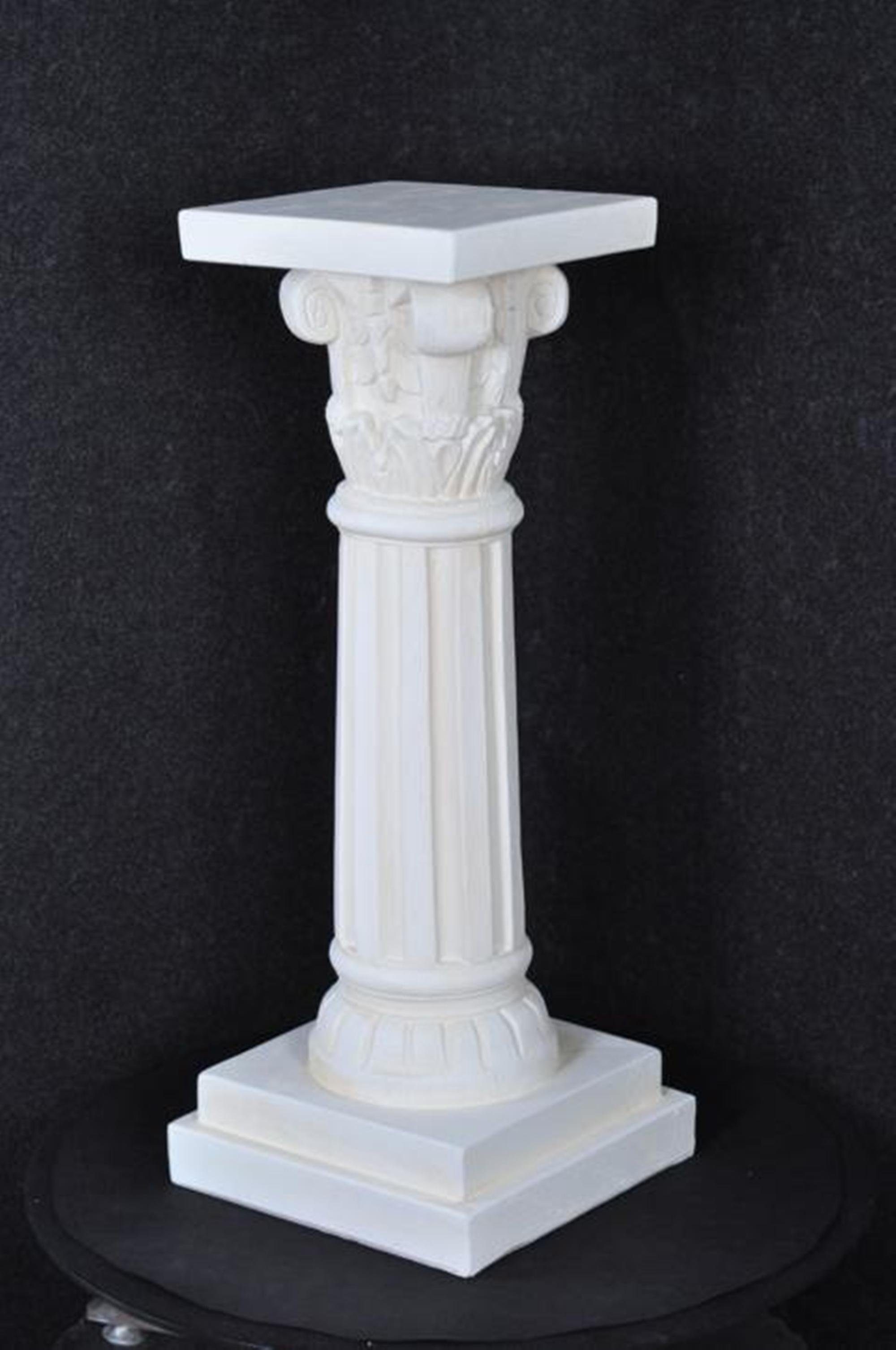 Säule Marmor Dekoration JVmoebel Figur Skulptur Skulptur, Säulen Medusa Deko Römische