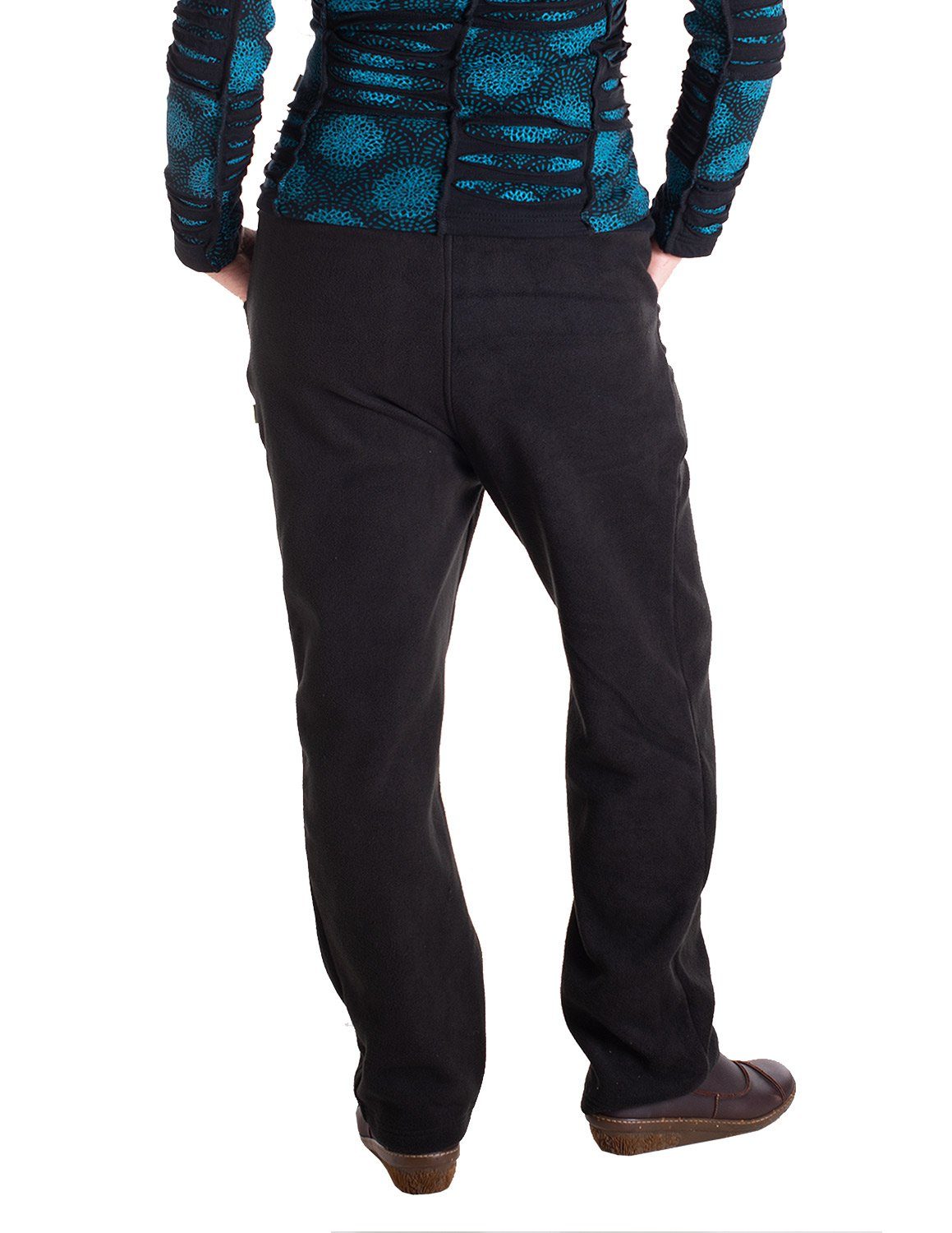 Vishes Fleecehose Warme Damen Hose Winterhose Haremshose ECO Fleecehose Thermohose Pluderhose, Pumphose