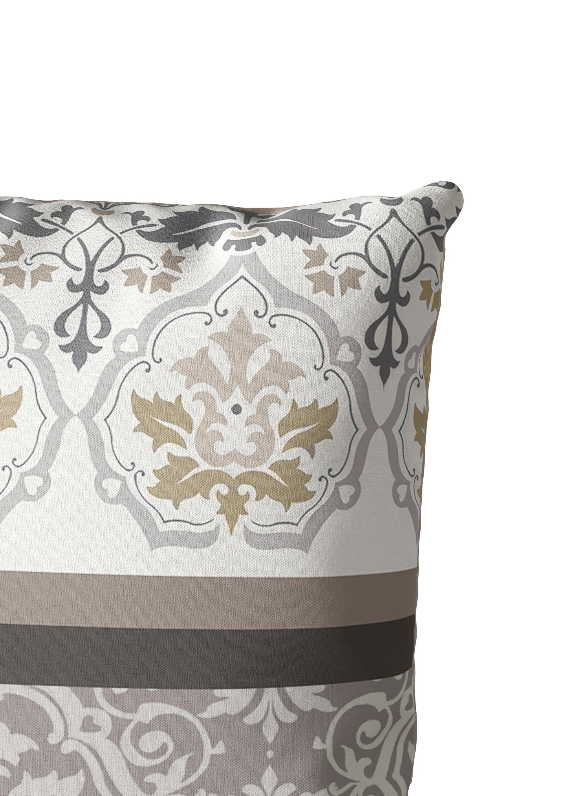 OTTO home Bettwäsche Cremona in Gr. 135x200, 155x220 cm u.a. Bettwäsche-Set mit Ornamenten, Linon, 3 teilig, romantische Bettwäsche in verschiedenen Qualitäten, – Bild 4 von 5