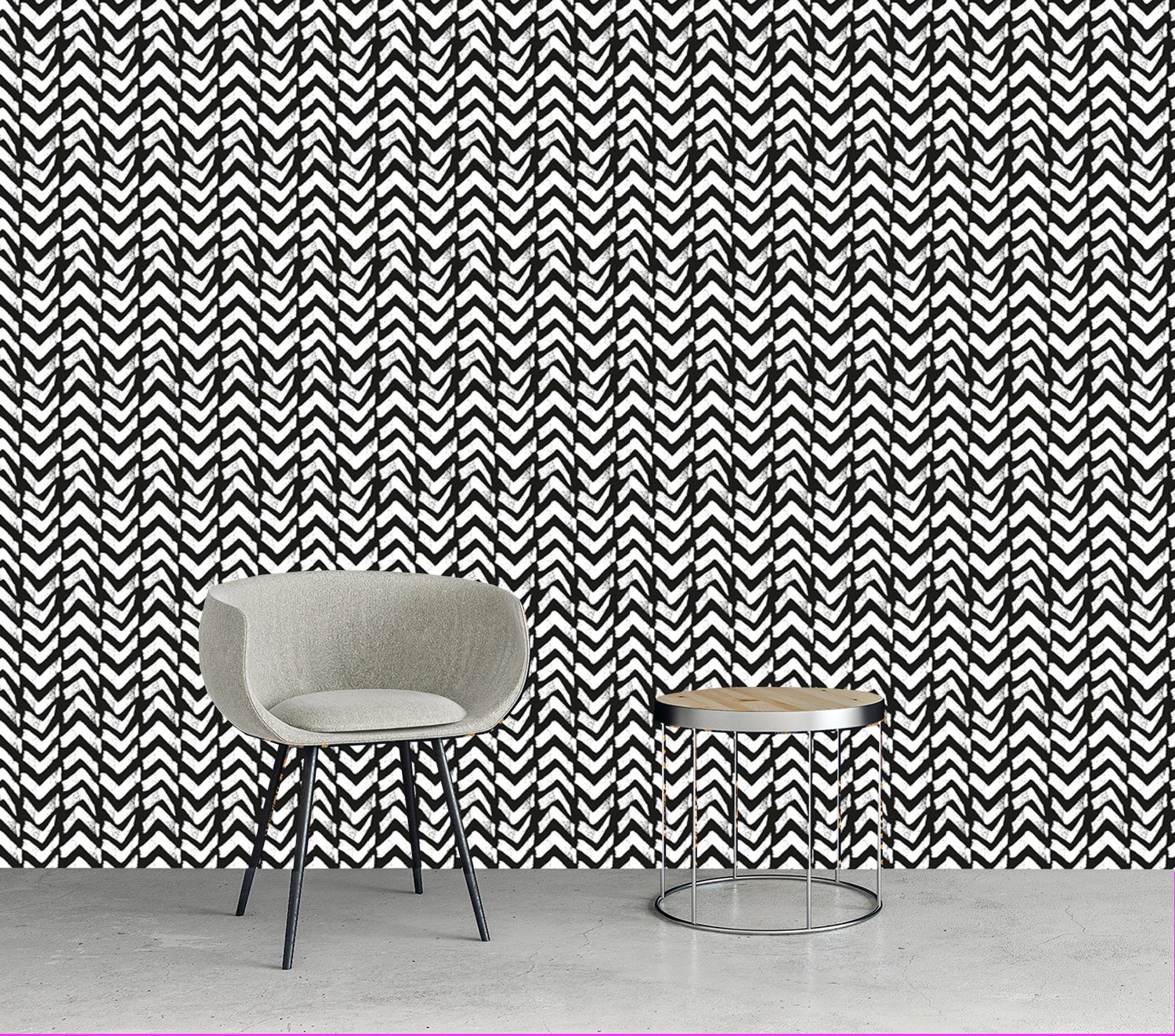 queence Vinyltapete Miles, glatt, Streifen, 90x250cm, selbstklebend, kinderleichte Anbringung, Sticker