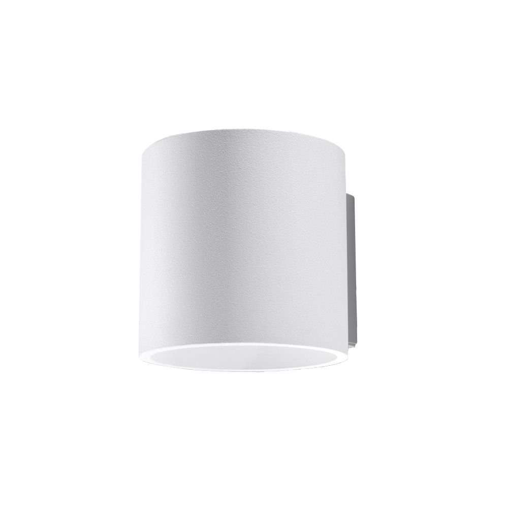SOLLUX lighting Wandleuchte Wandlampe Wandleuchte ORBIS 1 weiß, 1x G9, ca. 10x12x10 cm | Wandleuchten