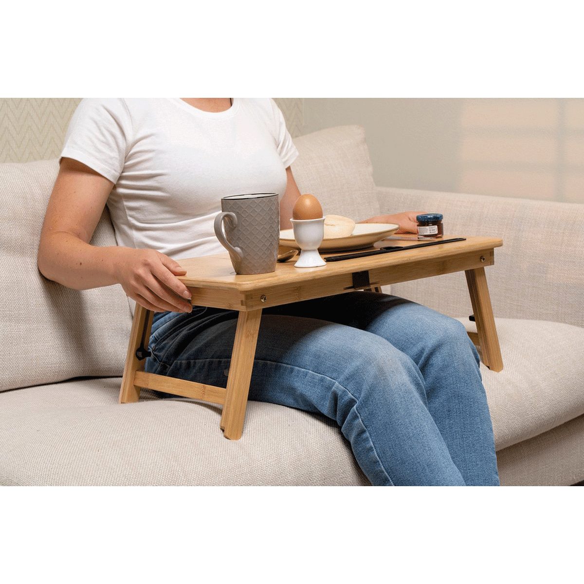 alpina ® Laptoptisch Laptoptisch Verstellbar - Bettisch für Laptop - Laptop Ständer Bett