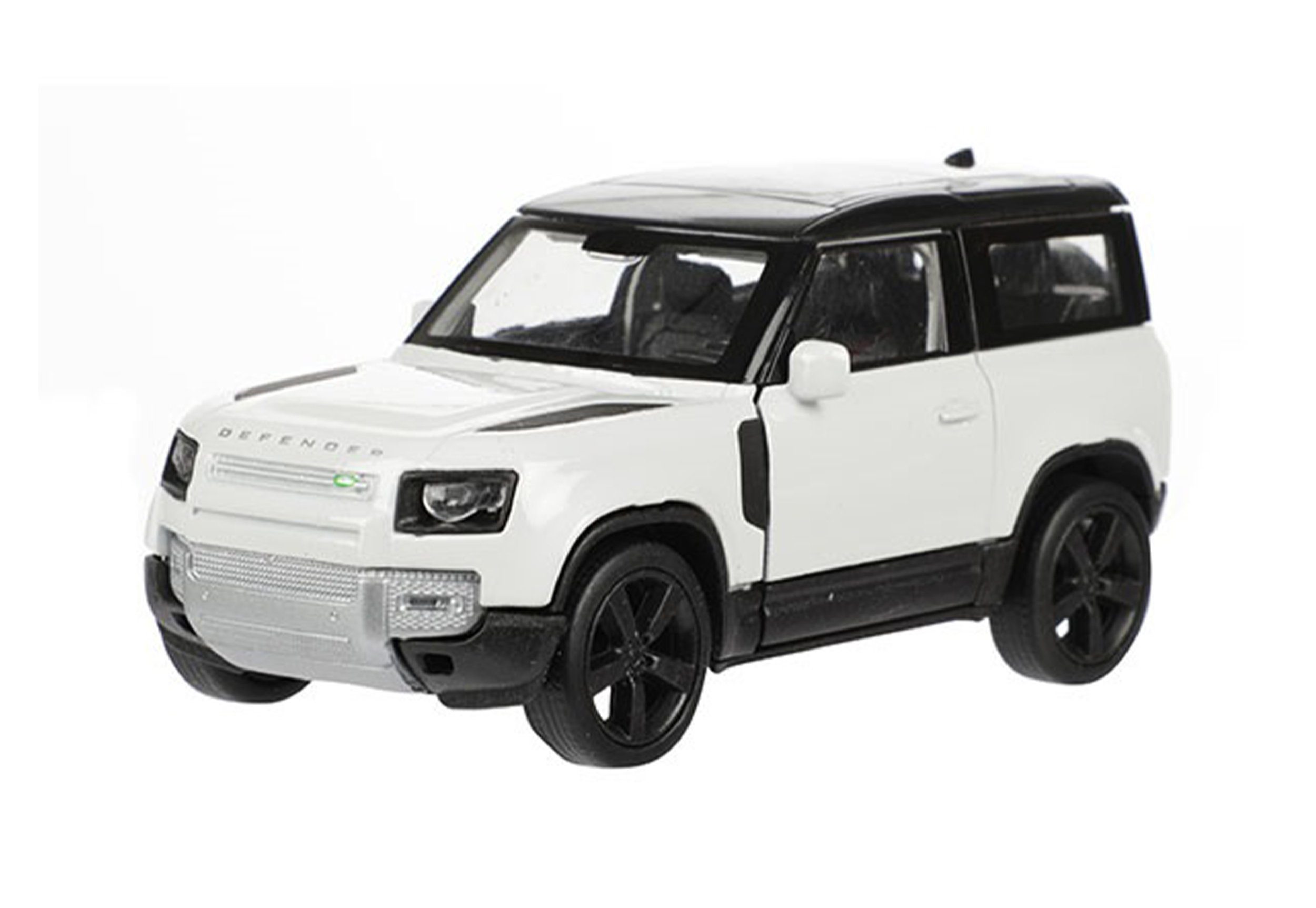 Welly Modellauto LAND ROVER 2020 Defender Modellauto aus Metall 12 (Weiss), Geländewagen Modell Auto Spielzeugauto Kinder Spielzeug Geschenk