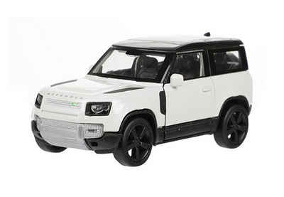 Welly Modellauto LAND ROVER 2020 Defender Modellauto aus Metall 12 (Weiss), Geländewagen Modell Auto Spielzeugauto Kinder Spielzeug Geschenk