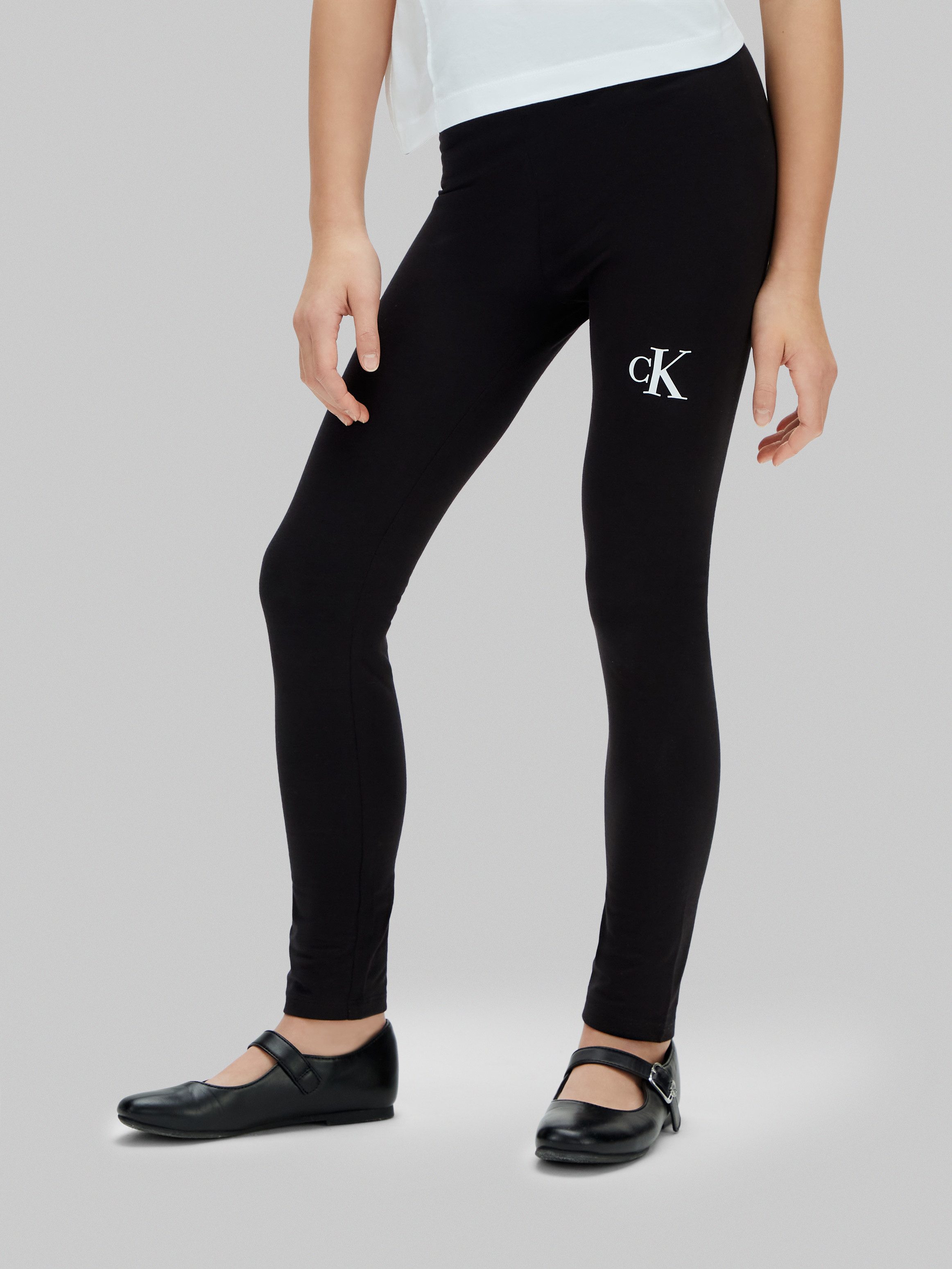 Calvin Klein Jeans Leggings CK LOGO LEGGING Regular fit, Logoschriftzug