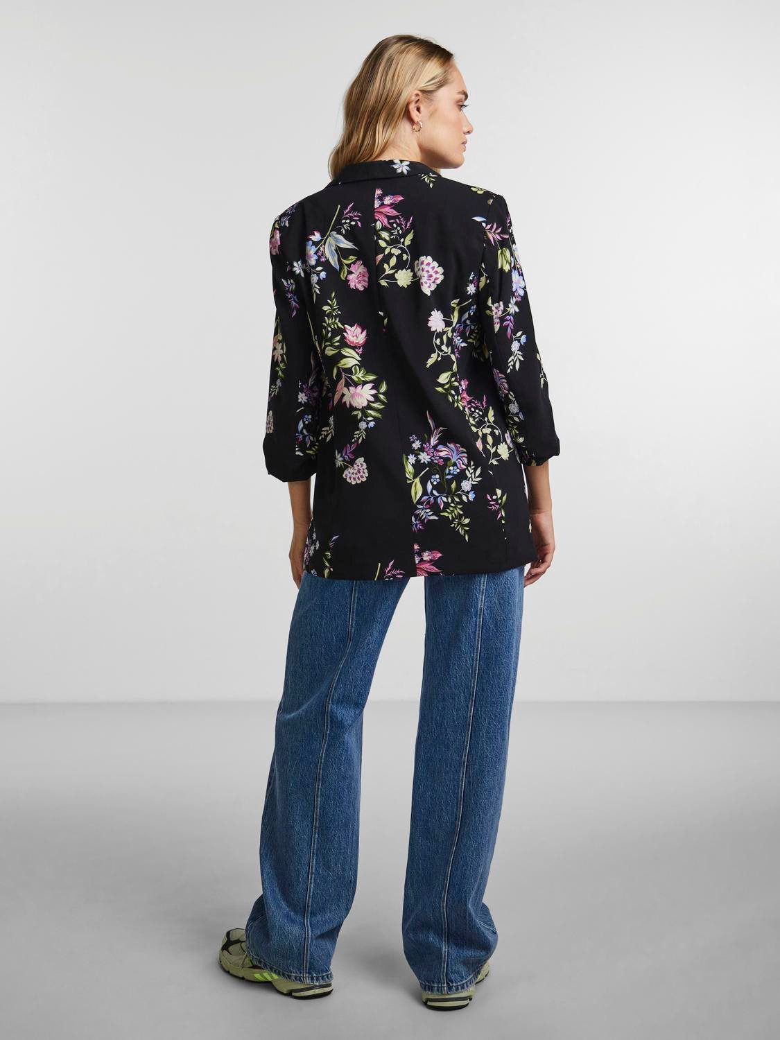pieces Blusenblazer PCBOSELLA 3/4 PRINTED BLAZER NOOS mit 3/4 Ärmel