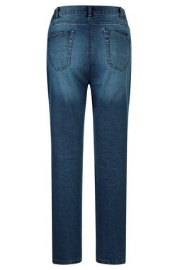 MIAMODA Regular-fit-Jeans Jeans Slim Fit Patches 5-Pocket