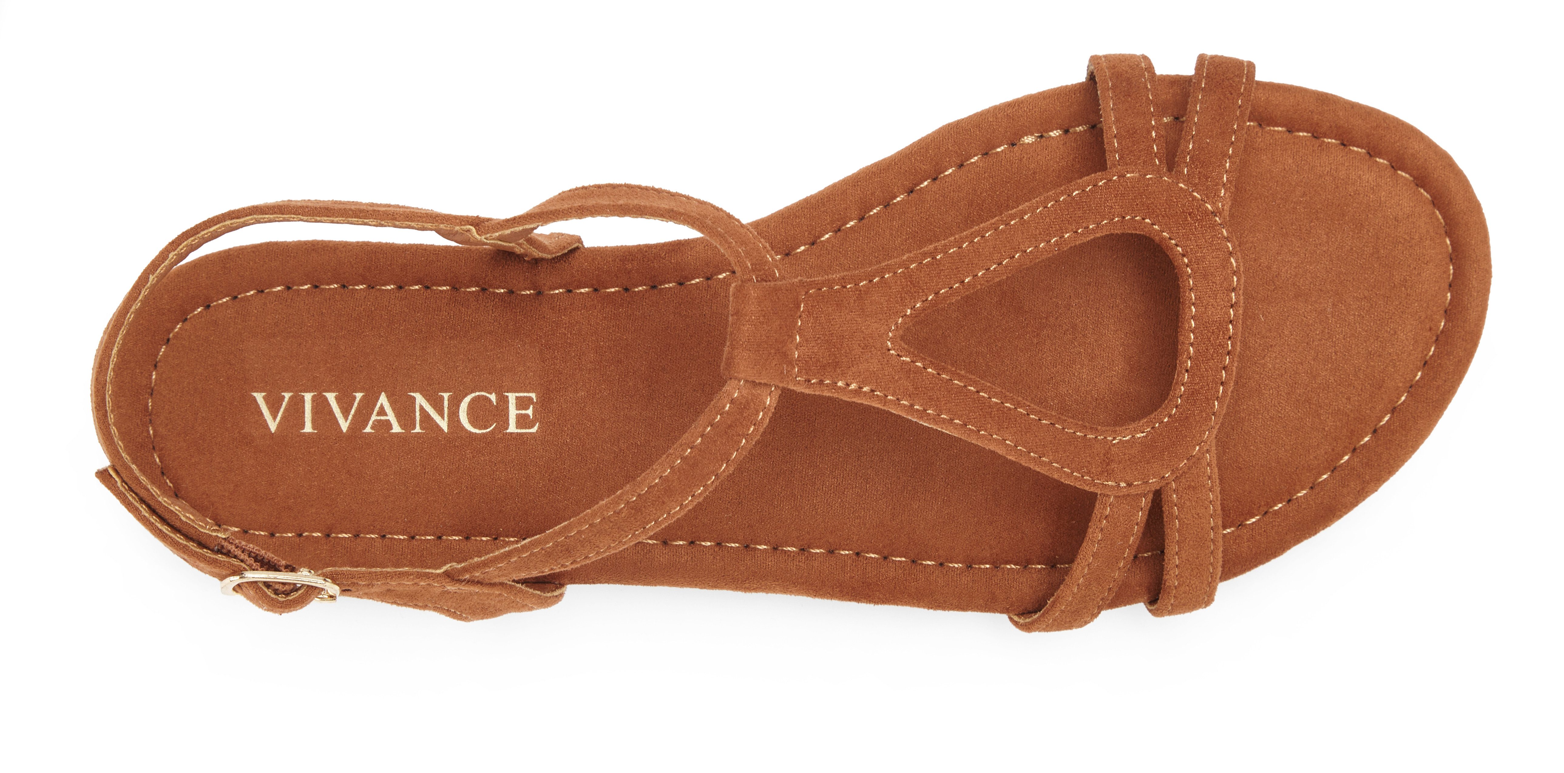 Vivance Sandalette, offener Schuh, Sommerschuh Sandale NEU aus weichem Material VEGAN