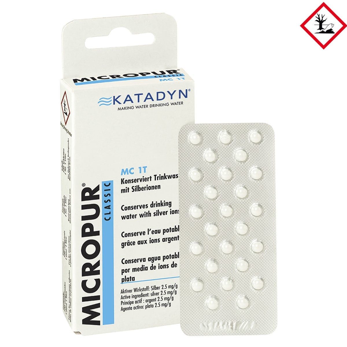 Katadyn Wasseraufbereiter Katadyn Micropur Wasseraufbereitung 4x25 Stk.