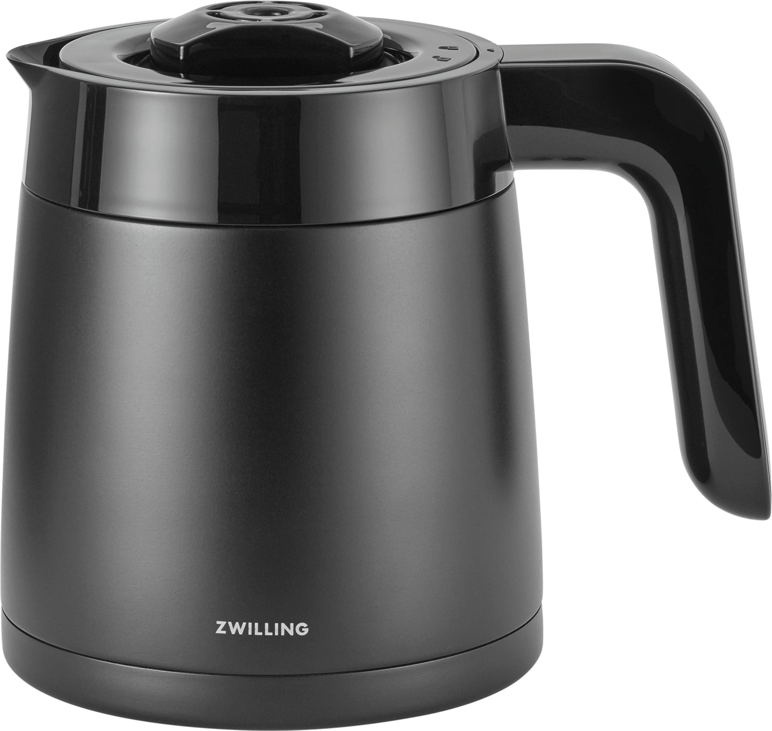 Zwilling Filterkaffeemaschine 1022566, Filterkaffeemaschine mit 10 Tassen, Thermokanne, Blooming-Funktion