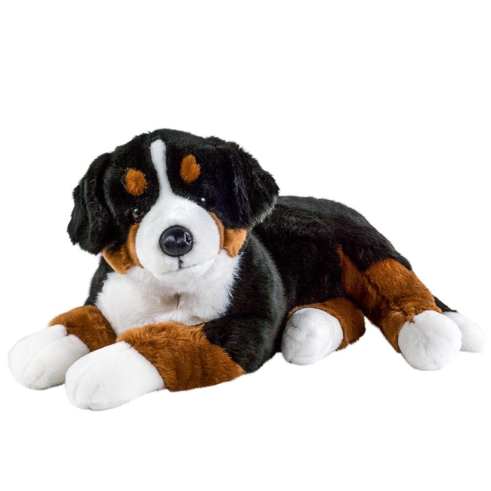 Teddys Rothenburg Kuscheltier Berner Sennenhund groß liegend 90 cm Kuscheltier Hund