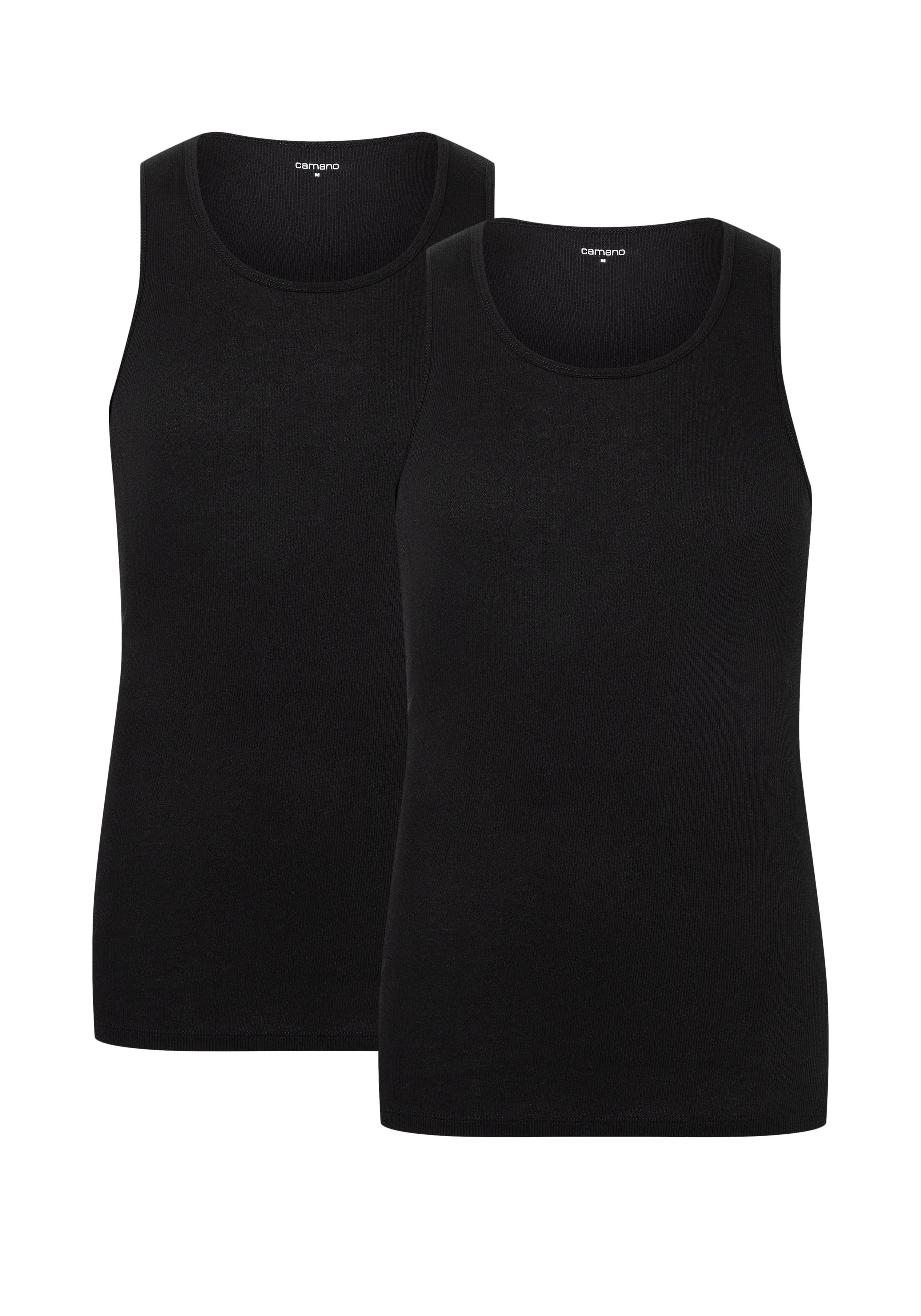Camano Unterhemd comfort (2er Pack) mit tiefem Rundhals