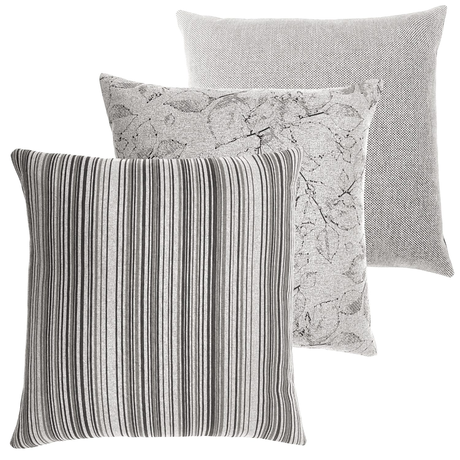 novely® Dekokissen 3er-SET DEKOKISSEN MALCHIN Kuschelweiche Sofakissen - Kissenbezug in 4, Kuschelweich, Robust, Pflegeleicht