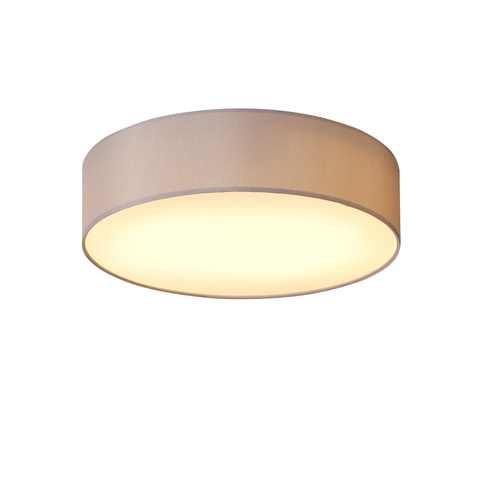 OTTO home Deckenleuchte Avveline - Textilschirm Deckenlampe, ohne Leuchtmittel, wählbar in verschiedenen Stoffausführungen, Größen und Farben, E27
