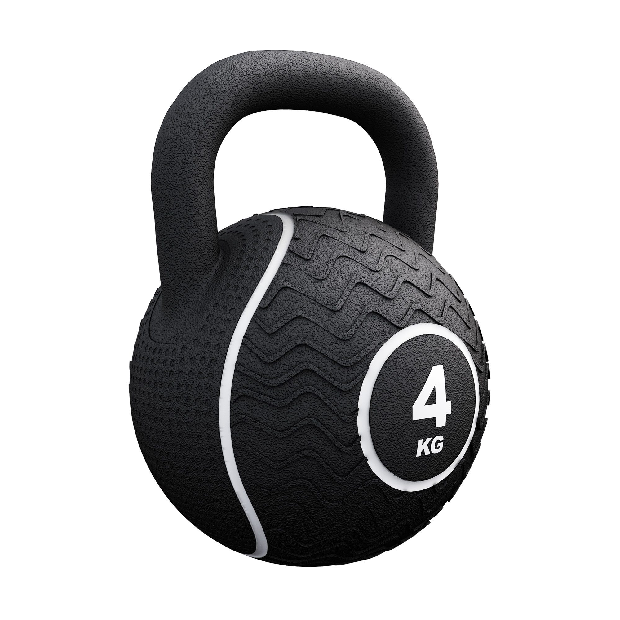GORILLA SPORTS Kettlebell Kettlebell Gummi 4–20 kg, Bodenschutz, Functional Training