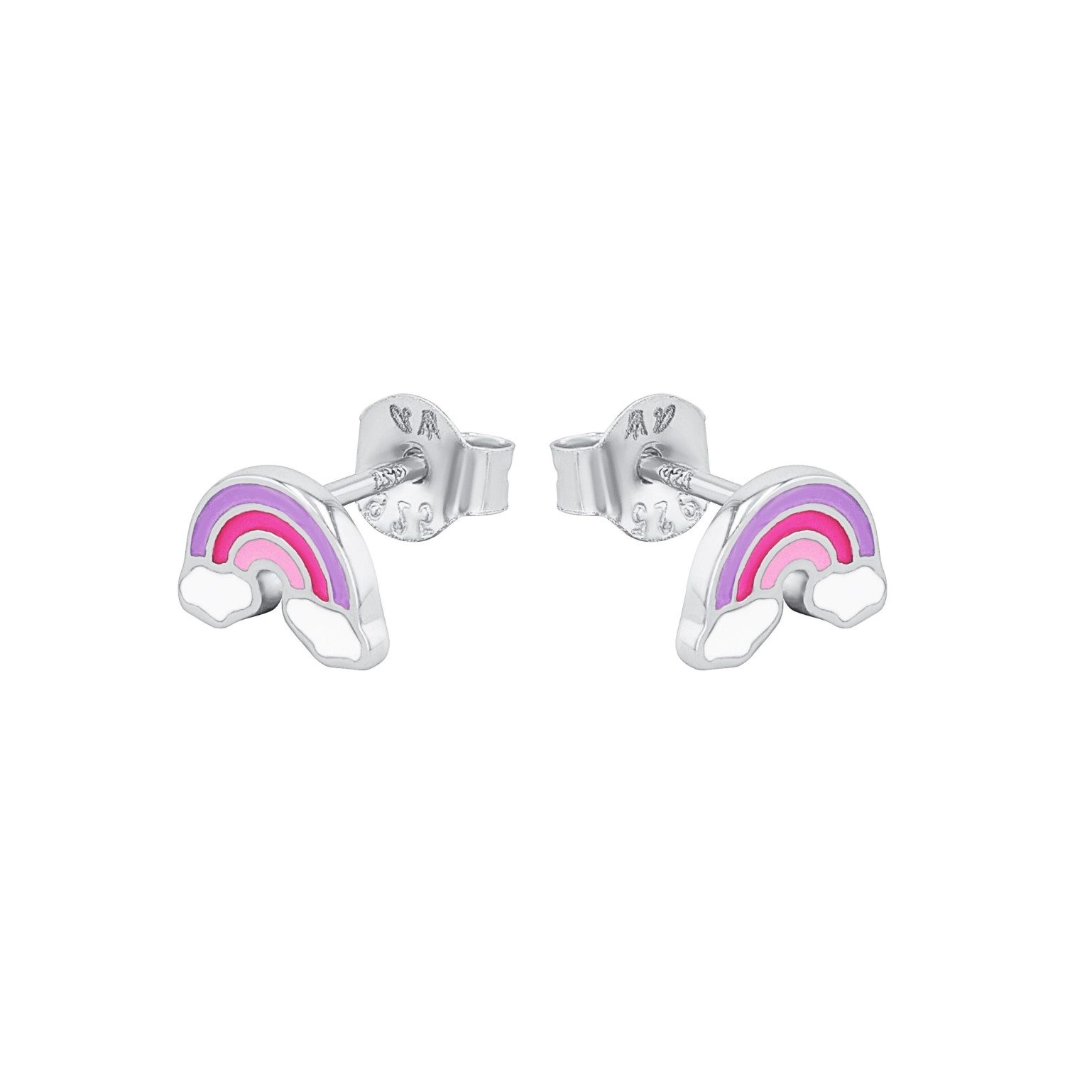 Prinzessin Lillifee Paar Ohrstecker Regenbogen, mit Emaille