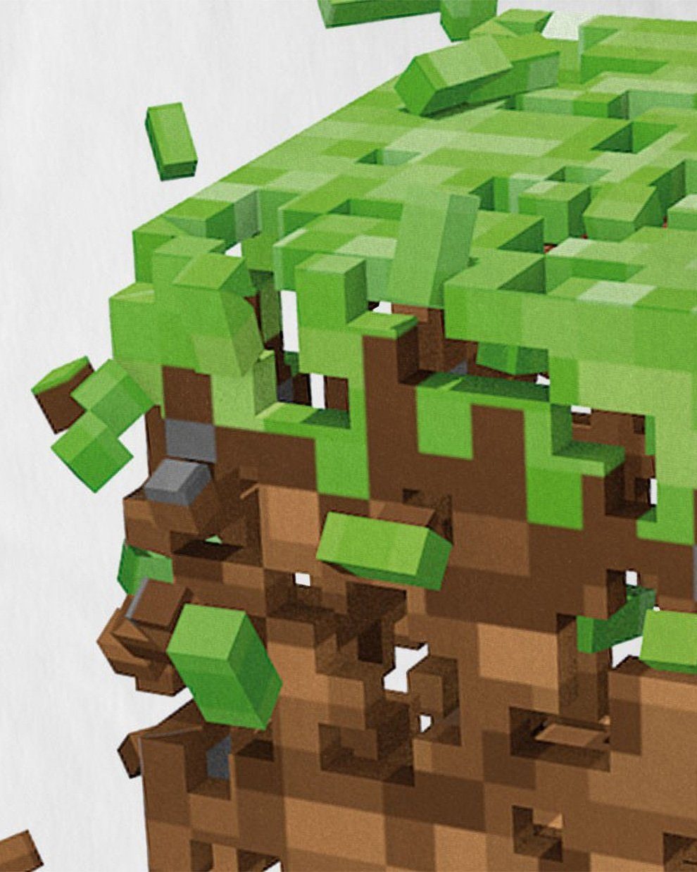 style3 T-Shirt Exploding Cube block würfel spiel game minecraft günstig online kaufen
