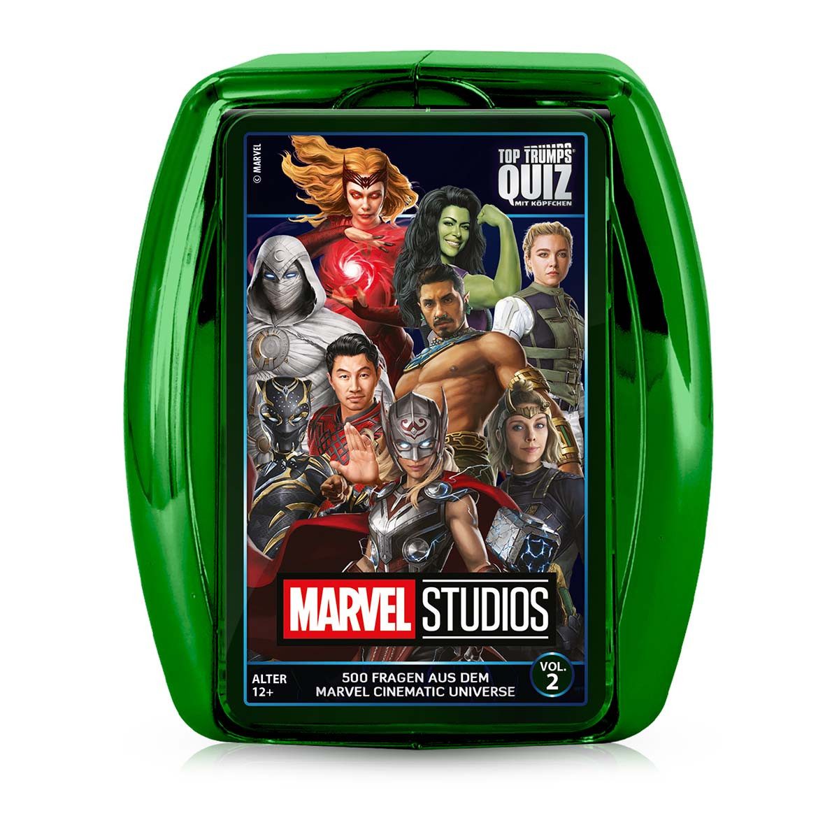 Winning Moves Spiel Top Trumps Quiz Marvel Volume 2, Kartenspiel