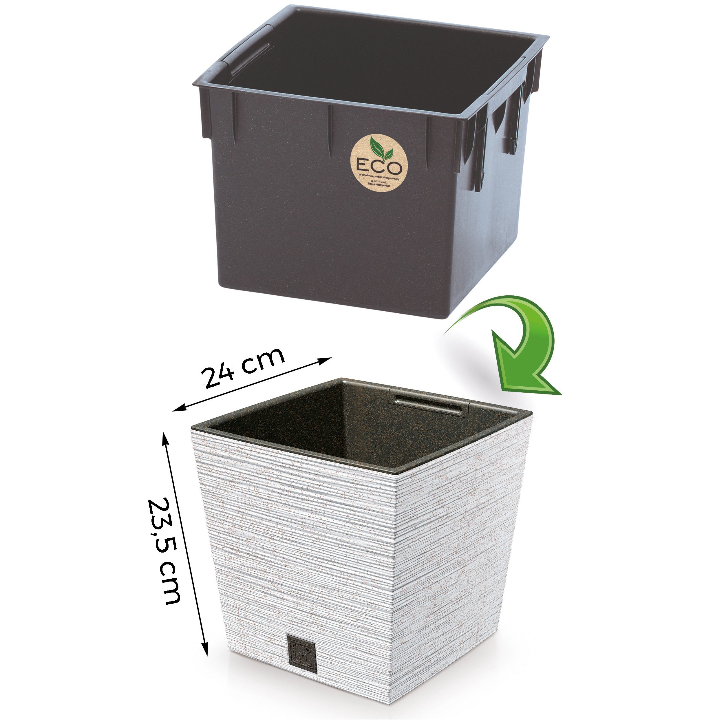 Annastore Pflanzkübel Blumentopf - Blumenübertopf für günstig online kaufen