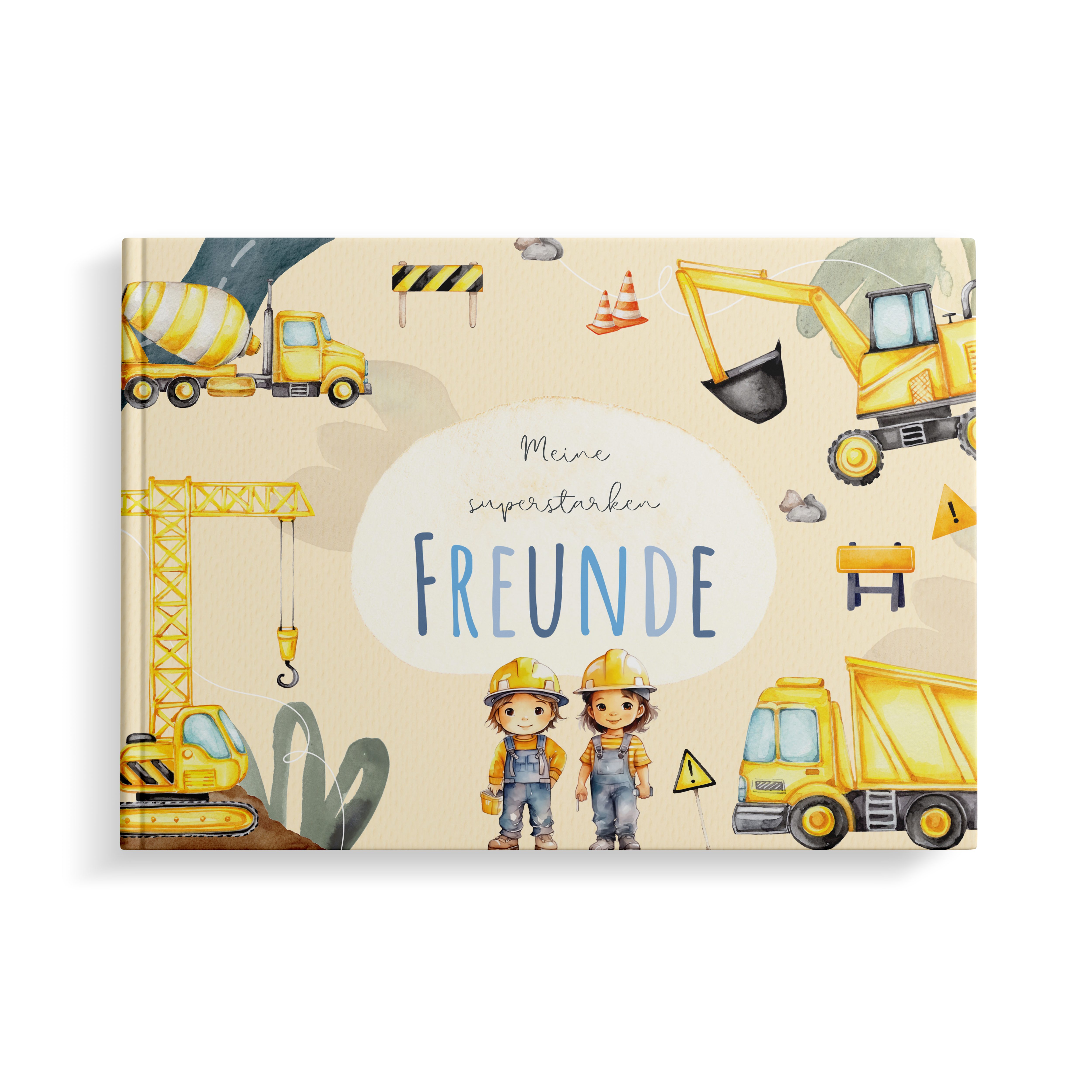 MeinBaby123® Tagebuch Freundebuch für Kinder, Freundschaftsalbum, Freundealbum Kindergarten und Schule, Freundschaftsbuch Hardcover