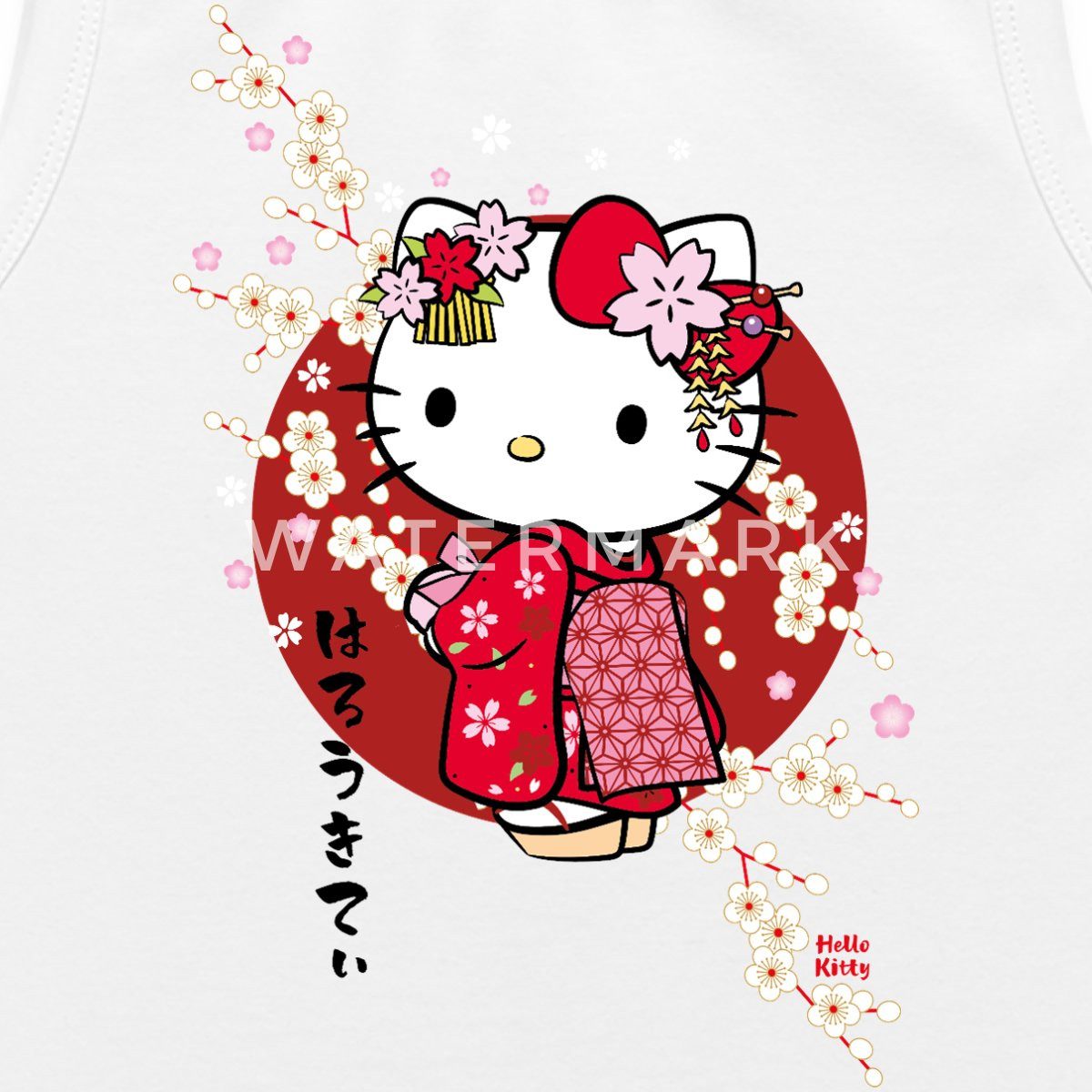 Spreadshirt T-Shirt Hello Kitty Japan Kimono günstig online kaufen