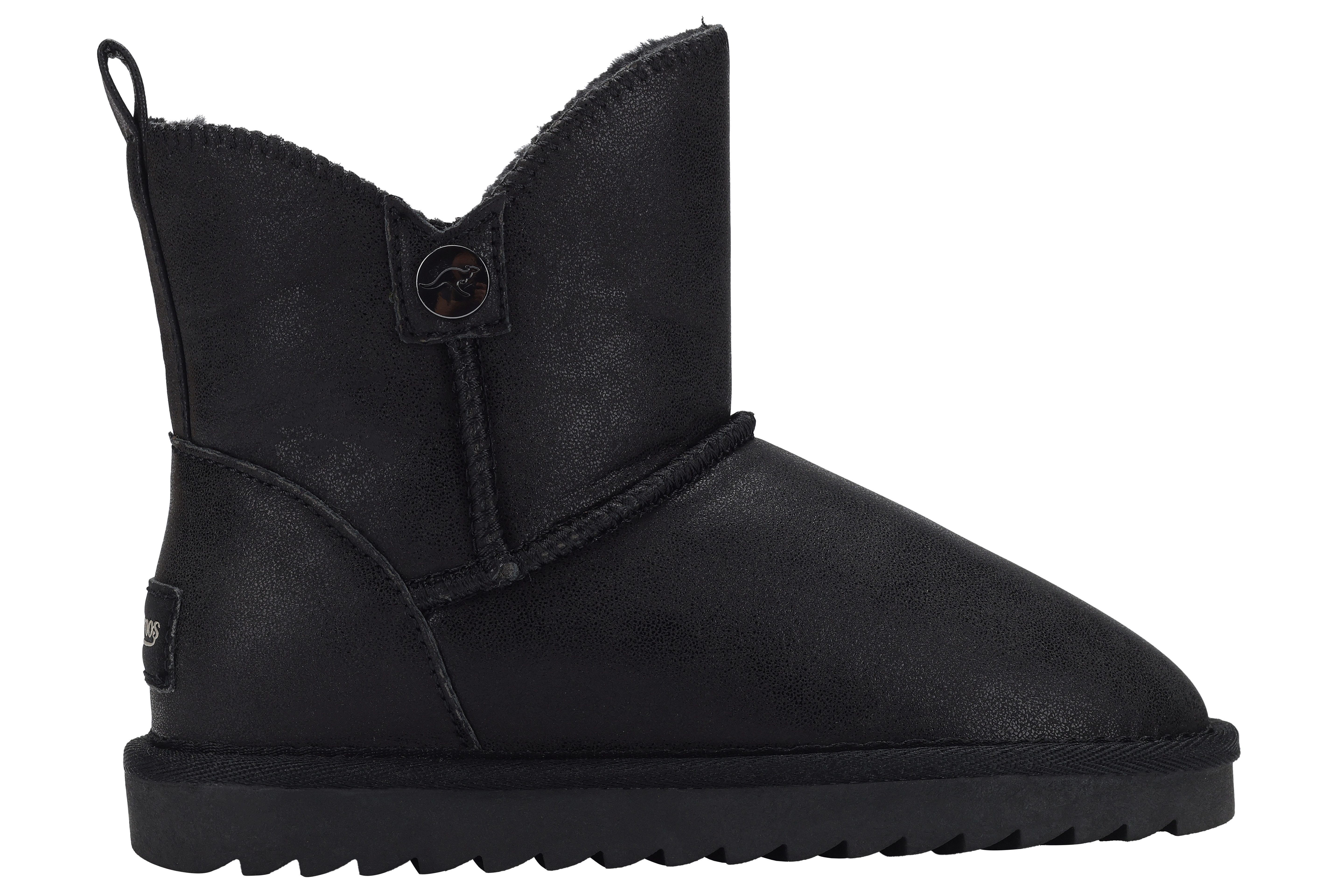 KangaROOS K-UK SILVERY Schlupfboots Winterschuhe, Winterboots, Snowboots, Schlupfstiefel
