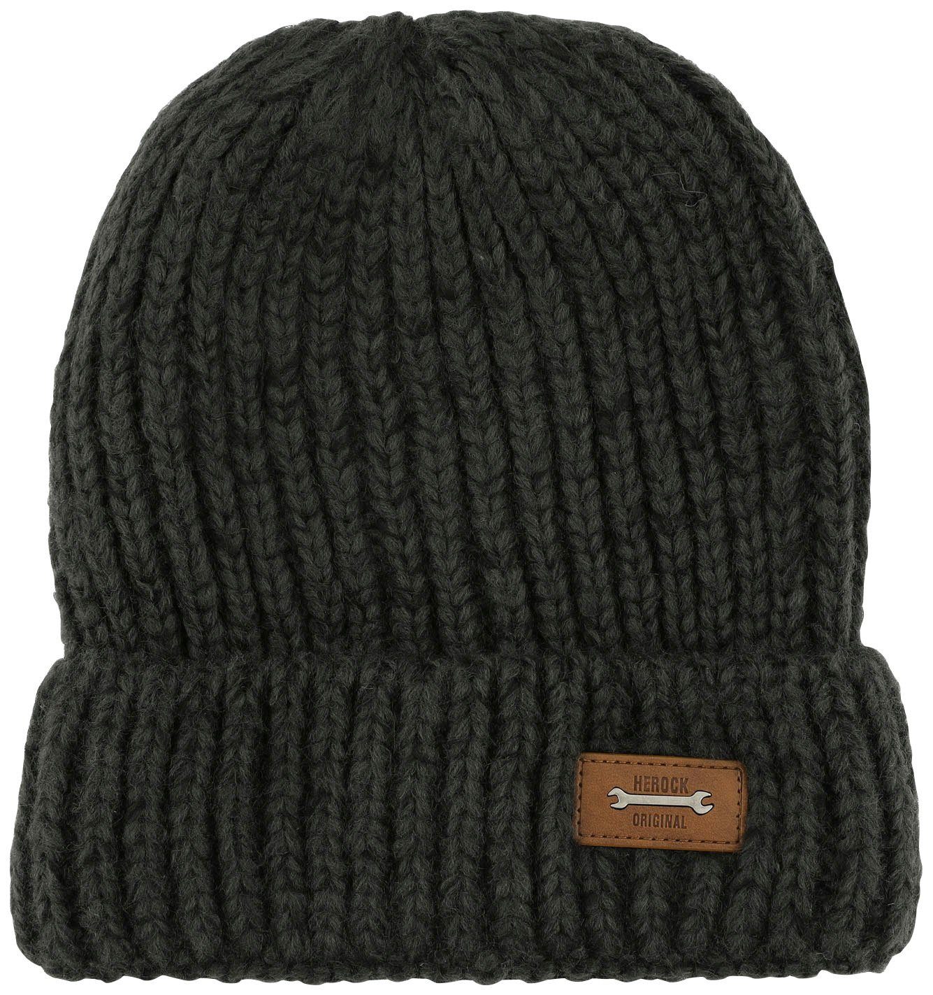 Herock Beanie Grob gestrickte bequem und Strickmütze, sehr warm