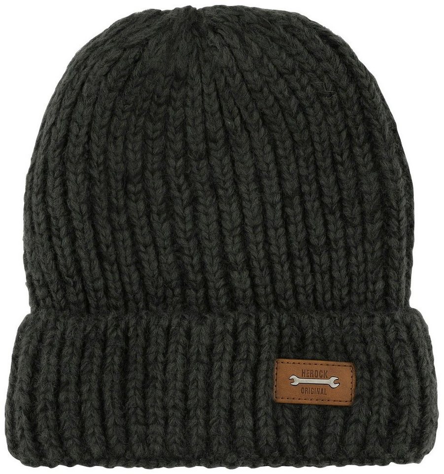 Herock Beanie Grob gestrickte Strickmütze, sehr warm und bequem