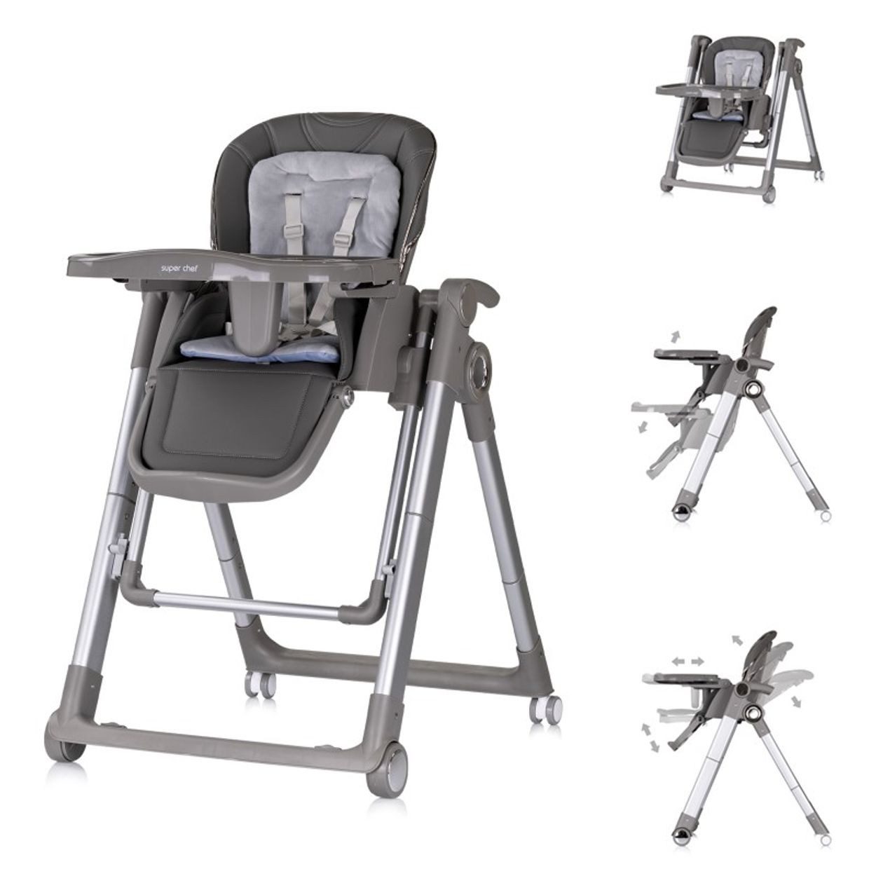 Kombihochstuhl Hochstuhl 2 in 1 Super Chef