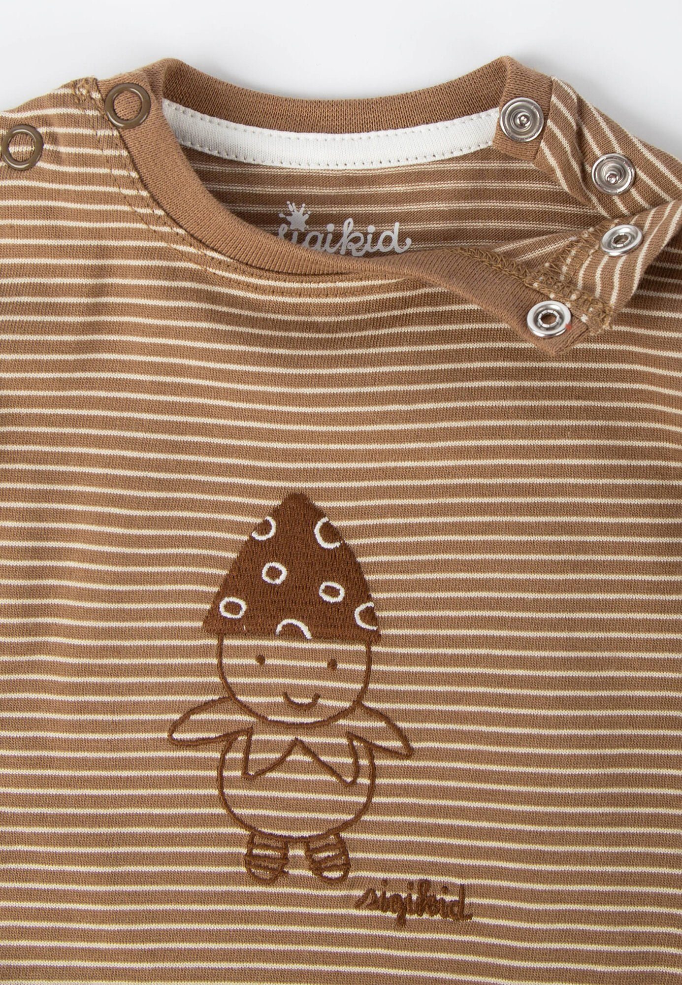 Baby braun (1-tlg) Sigikid Shirt Langarmshirt Langarmshirt