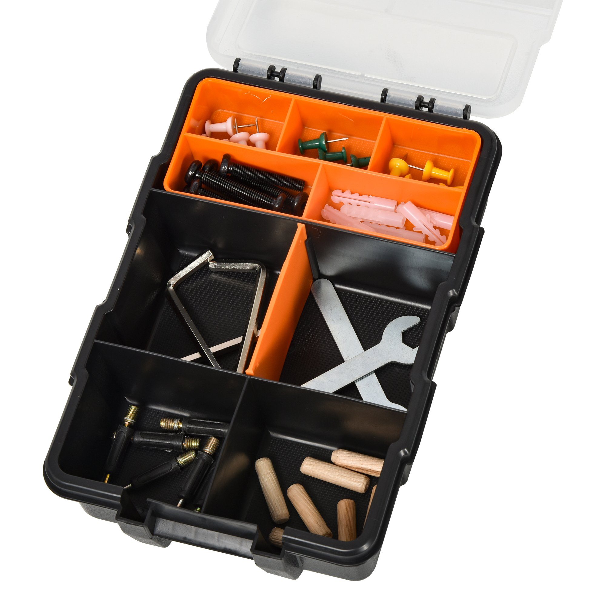 Werkzeugbox set 4-teiliges Werkzeugaufbewahrung Box Durhand