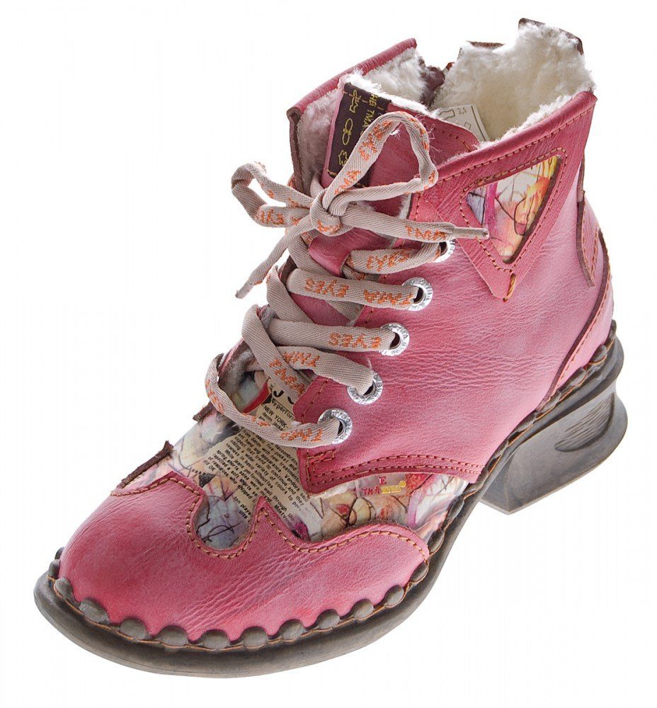 TMA Leder Stiefeletten Schuhe TMA 5171 Boots gefüttert Stiefelette Gefütter günstig online kaufen