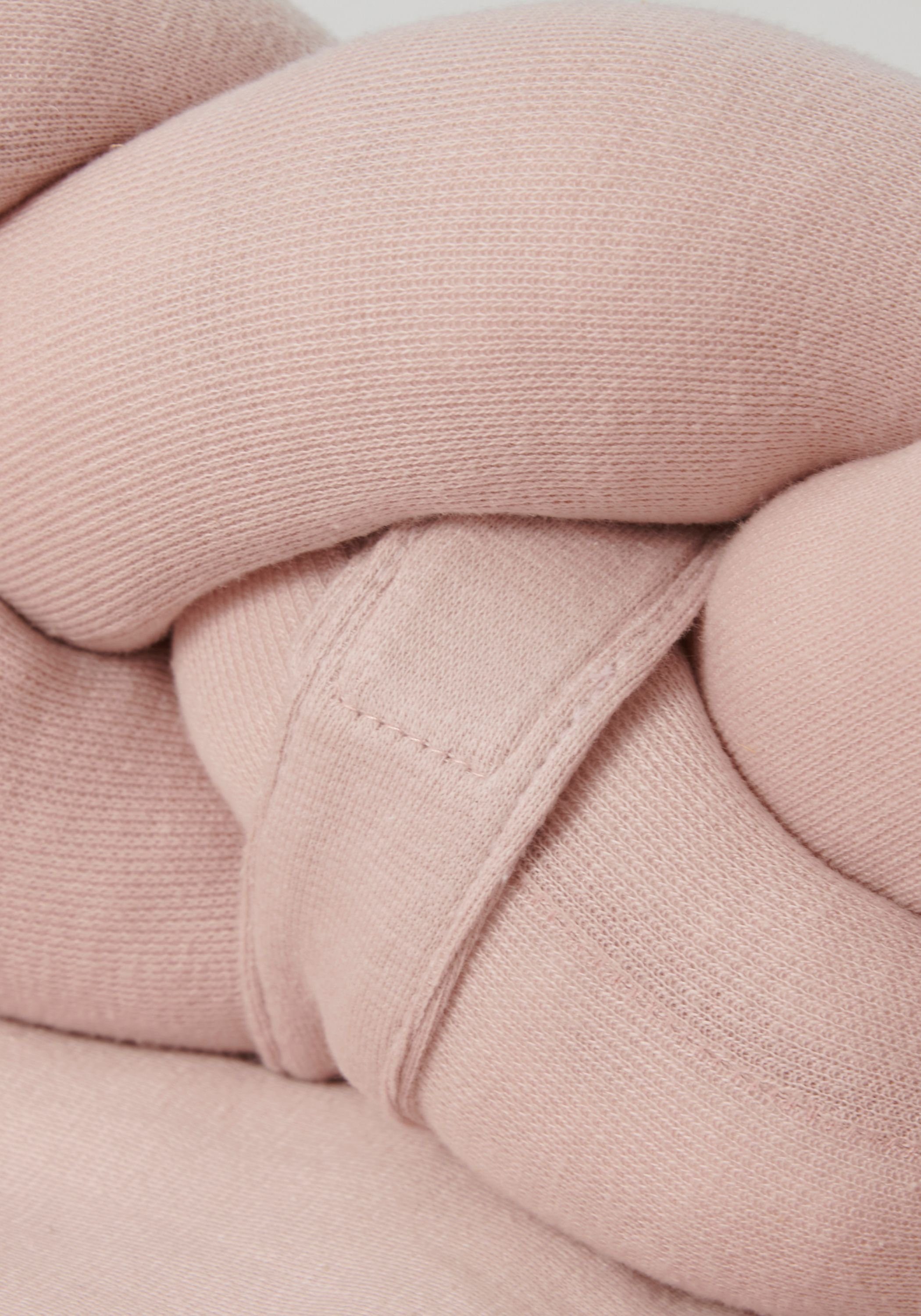 Nordic Coast Company Kuschelnest Bettnest Reisebett Cocoon Moseskorb Bettnest, 3in1: Bettschlange geflochten+Krabbeldecke+Babynest, TÜV getestet