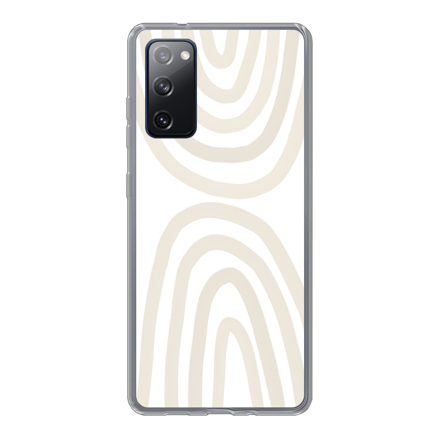 MuchoWow Handyhülle für Samsung Galaxy S20 FE Regenbogen - Pastell - Design - Abstrakt, Phone Case, Silikon, Schutzhülle Dünn