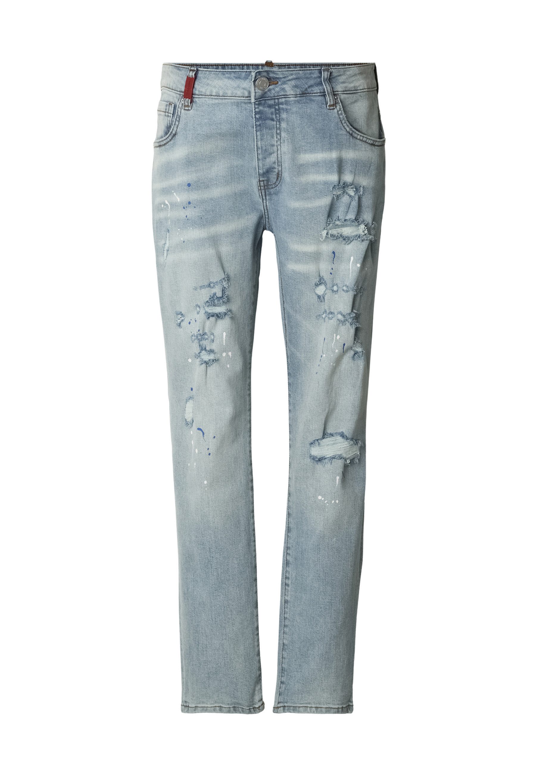 2Y Premium Bequeme Jeans 2Y Premium 2Y LEONARDO RIPPED SLIM FIT JEANS