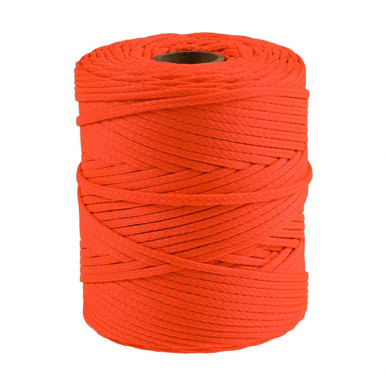 maDDma Seil 100m Polyester-Schnur Kordel 4mm, feuerorange