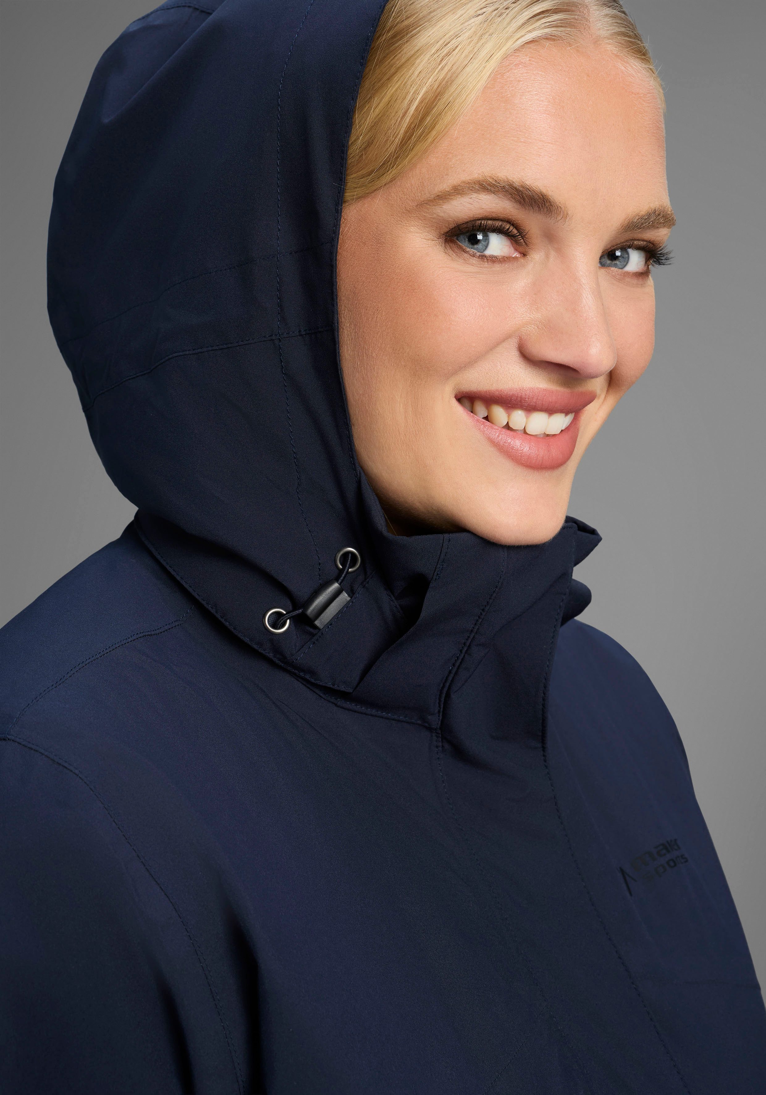Maier Sports Allwetterjacke DA-JACKE MTEX EL. METORTHERMREC W wasser- und winddicht, wattiert, atmungsaktiv, mit mTHERM Isolation