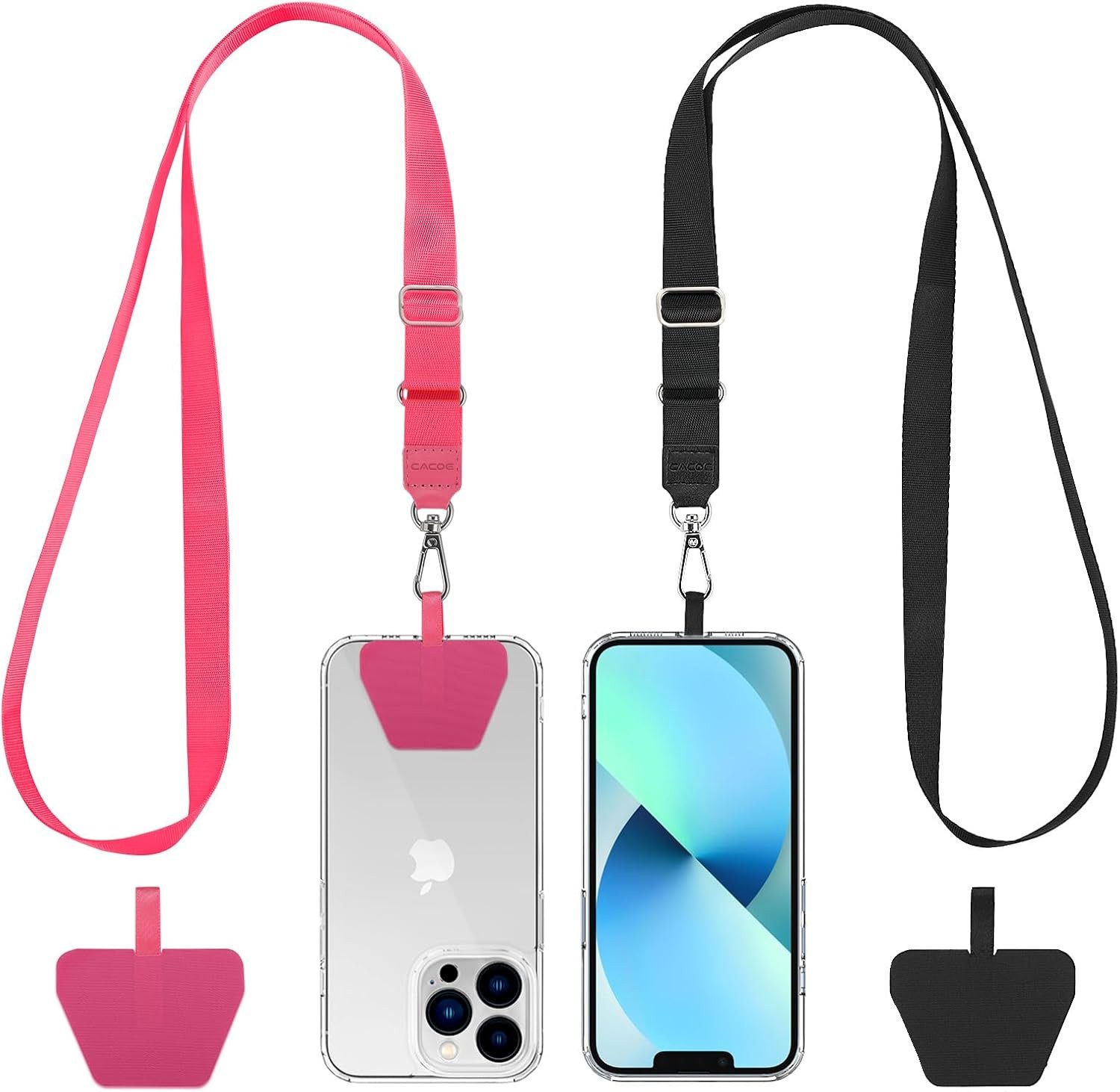 Handykette Handyband Universal 2 Stück verstellbar Halsband Schlüsselband
