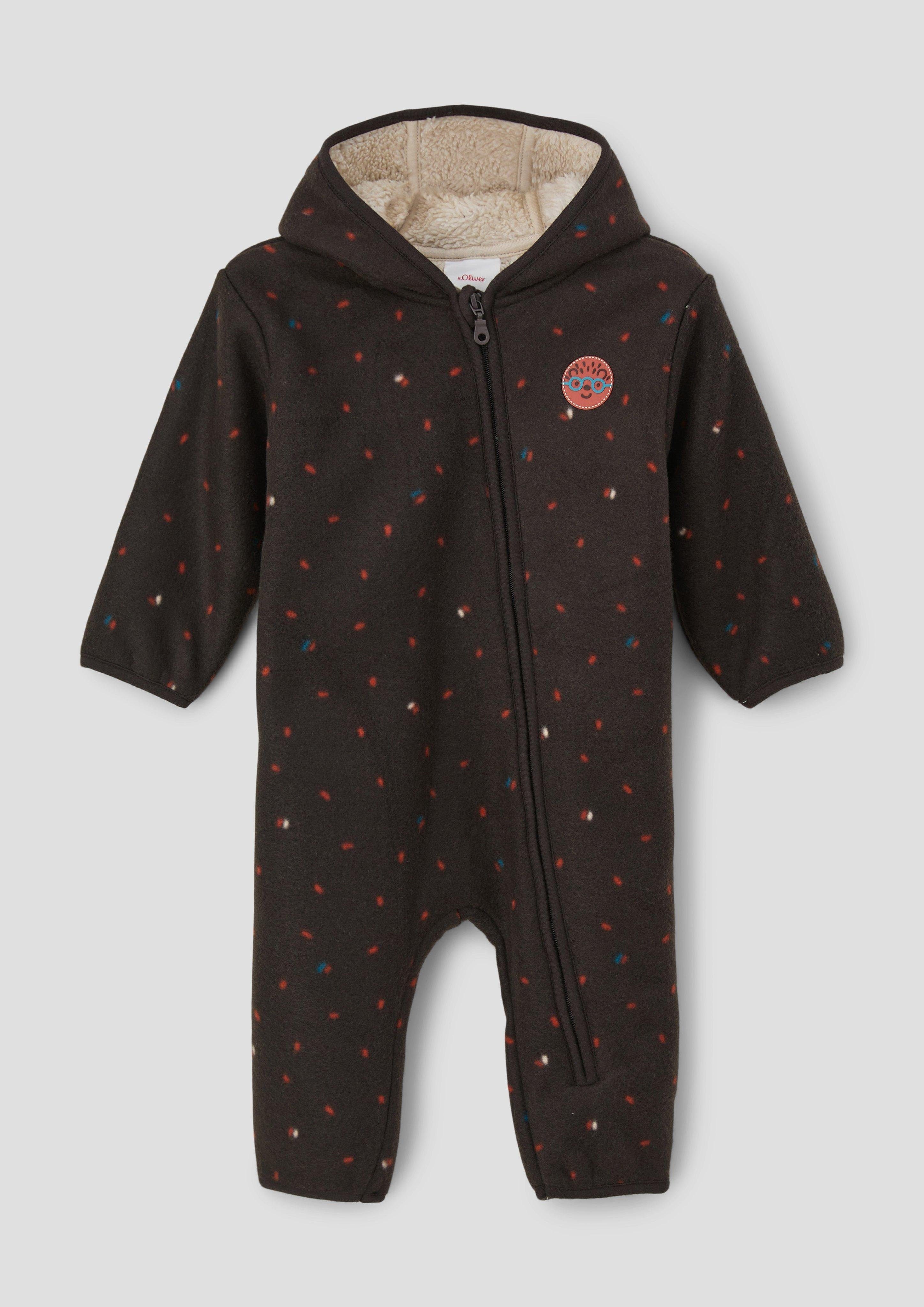 mit Fleece-Overall s.Oliver Paspel Teddyfutter Overall