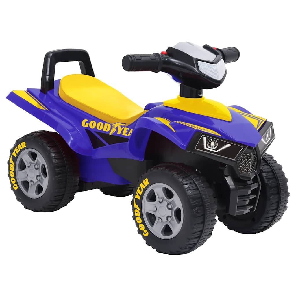vidaXL Tretfahrzeug Aufsitz-Quad für Kinder Good Year Blau