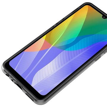 CoolGadget Handyhülle Transparent Ultra Slim Case für Huawei Y6p 6,3 Zoll, Silikon Hülle Dünne Schutzhülle für Huawei Y6p Hülle