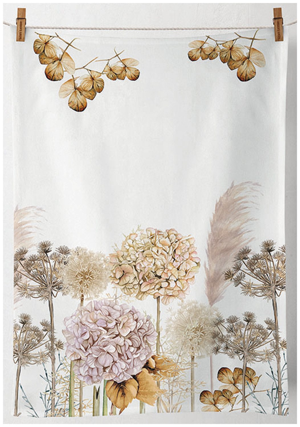 Ambiente® Geschirrtuch Dried flowers, (1-tlg., 1-teilig), günstig online kaufen