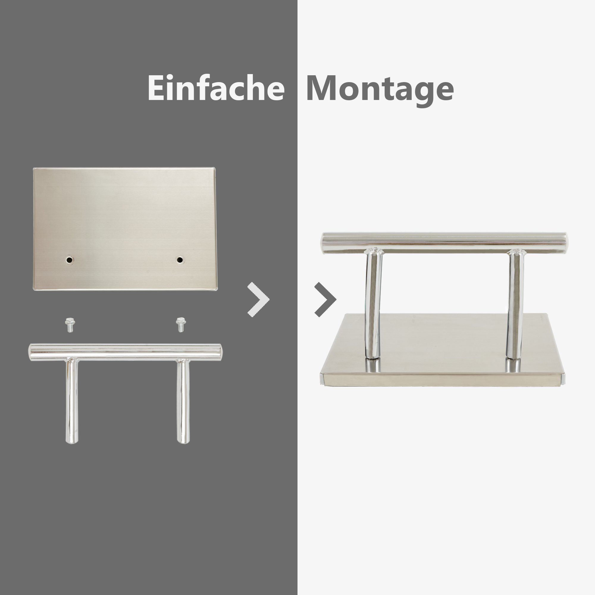 Barberpub Fußstütze Barberpub Edelstahl Fußstütze Friseurfußstütze mobile Fußpedal FT001